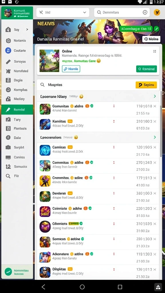 171slot - Tampilan antarmuka yang menarik dan mudah dinavigasi.