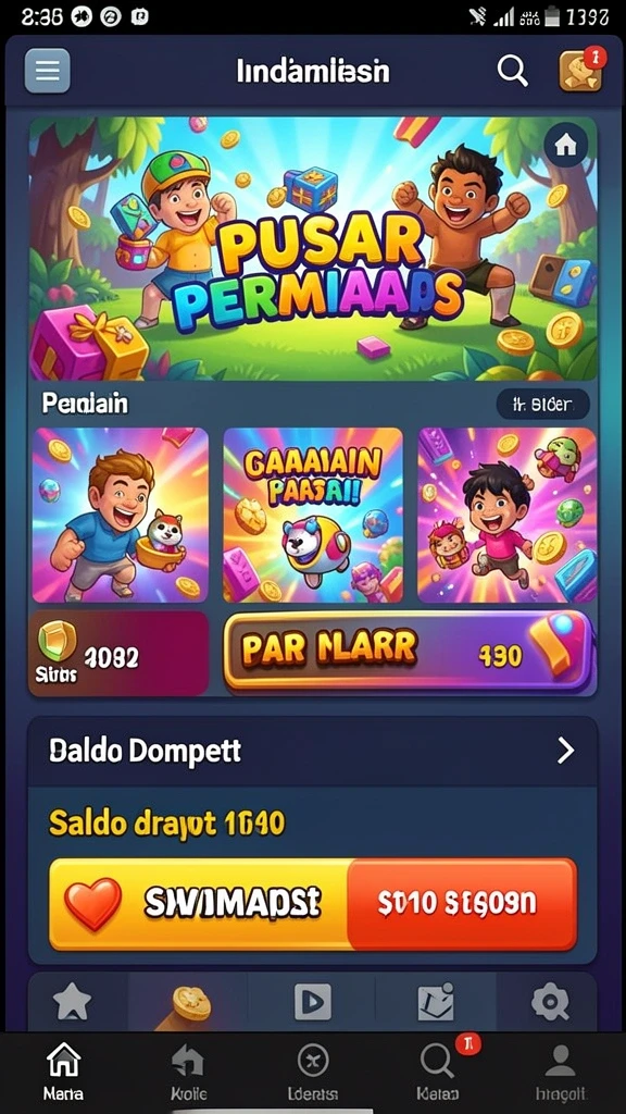 amper88 - Tampilan antarmuka yang menarik dan mudah dinavigasi.
