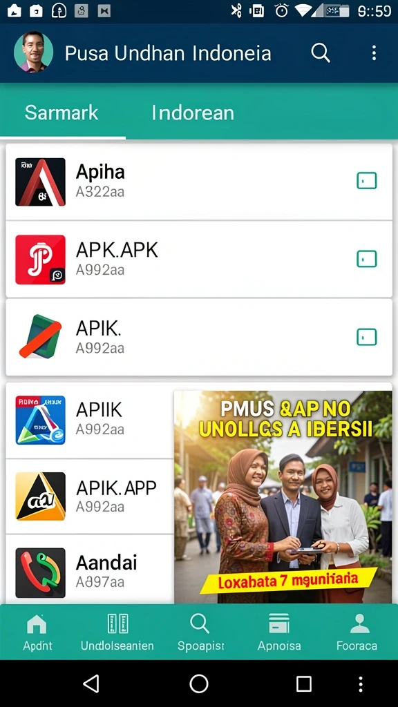api5000 - Screenshot menunjukkan antarmuka pengguna yang intuitif dan menarik.