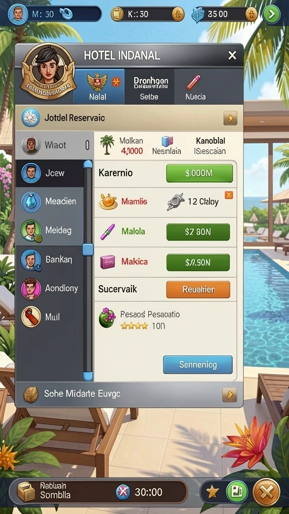 dewatogel - Menu navigasi yang mudah diakses.