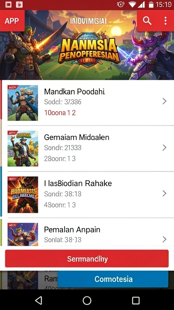 logam777 - Tampilan antarmuka yang menarik dan intuitif.