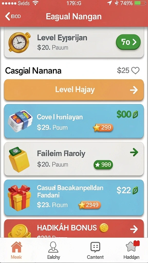 popwin - Level yang beragam membuat setiap permainan jadi berbeda.