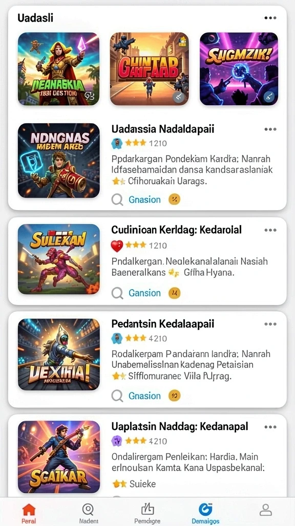 purislot - Tampilan antarmuka yang user-friendly dan menarik.